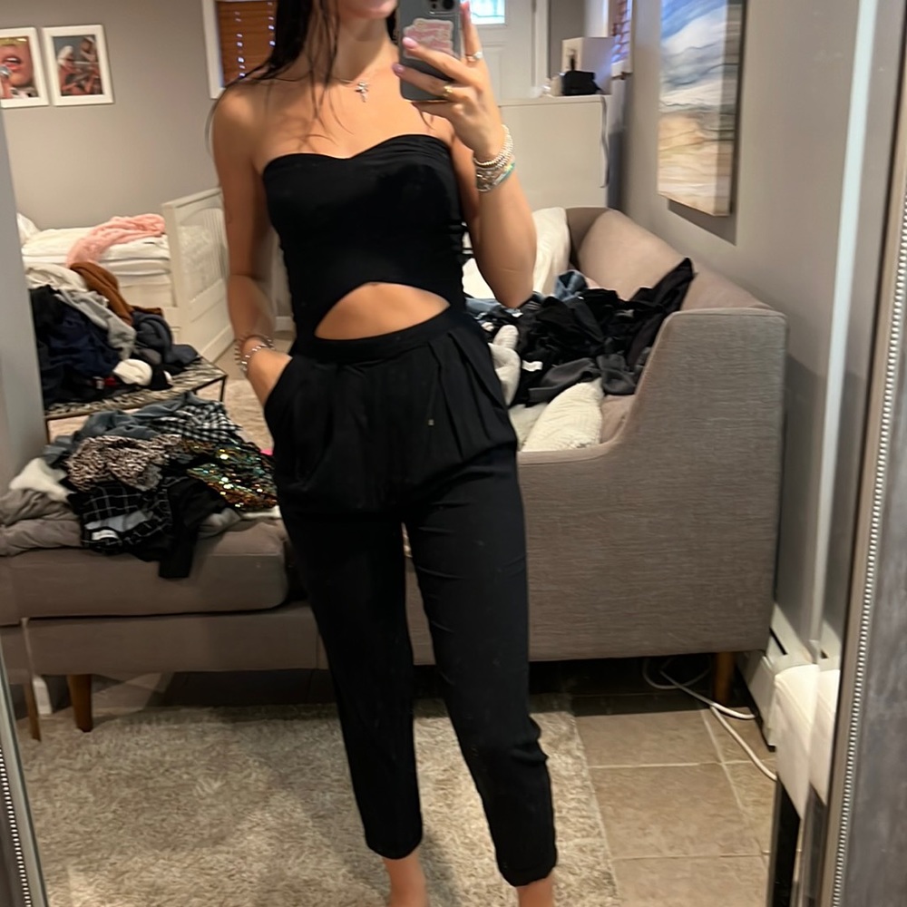 Romper with cutout